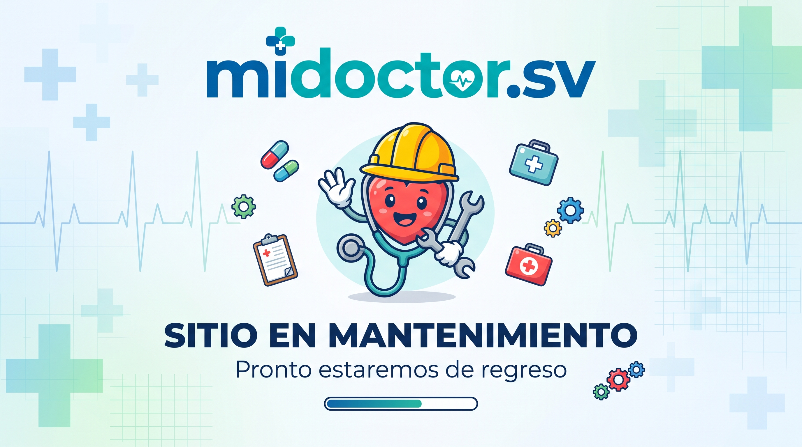 midoctor.sv - Sitio en mantenimiento